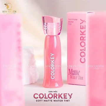 [tặng mút colorkey] Son COLORKEY Watery Tint, Lì Mịn Nhẹ Môi, Không Dính, Lâu Trôi, Dưỡng Ẩm 2.5g