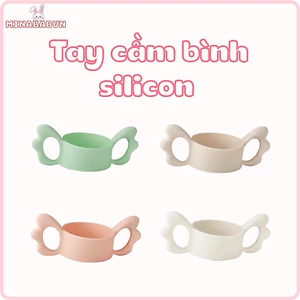 Tay Cầm Bình Sữa Chất Liệu Silicon Siêu Xinh, Tay Cầm Bình Sữa Phù Hợp Cho Mọi Loại Cốc