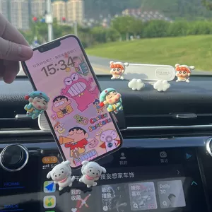 Crayon Shin-Chan Giá Đỡ Điện Thoại Ô Tô Giá Đỡ Điện Thoại Ô Tô Điều Hướng Xe Hoạt Hình Phong Cách Mới Đa Năng Giá Đỡ Điện Thoại 26.3.22