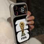 iPhone case Leather texture electroplating style Hercules Cup pattern iPhone 17 16 15 14 13 12 11 Pro Max Plus Max
