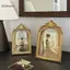GCDHome Khung Ảnh Vintage, Khung Ảnh Trang Trí Công Sở Cổ Để Để Để Bàn Hoặc Treo Tường, Khung Ảnh Vàng Để Trang Trí Tường, Vàng HOT