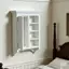 1 Cái 1 12 Thu Nhỏ Tủ Treo Tường Nhà Búp Bê Châu Âu Phong Cách Retro Gỗ Đồ Nội Thất Mẫu Cho DIY Trang Trí