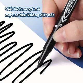 Combo 10 bút lông dầu không xóa được - Bút lông dầu đánh dấu  - bút dạ dầu 2 đầu