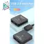 Bộ chia sẻ máy In USB Bộ chia sẻ máy In 2 cổng trong 2 cổng Thiết bị chia sẻ Bộ chia USB Bộ chuyển đổi trung tâm cho bàn phím, chuột, công tắc ổ đĩa USB