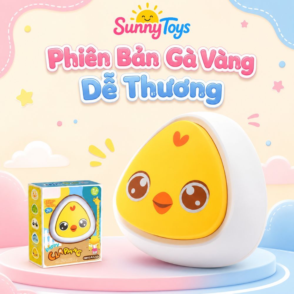 Đồ Chơi Chạm Nhảy Cảm Biến SunnyToys - Có Nhạc Tiếng Việt, Đèn Sáng Cho Bé Chơi Vận Động