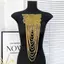 AWNGD 1 Đồng Phục Đính Hạt Epaulets, Quấn Vai Trang Phục Tiệc Có Thể Tháo Rời Epaulettes, Unisex DIY Trang Trí Viền Lấp Lánh Quấn Vai Epaulet Biểu Diễn Sân Khấu