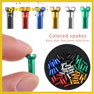 GUSTAVA 10 / 20 / 50 Chiếc Kèn Đi Xe Đạp Núm Vú Hợp Kim Ngoài Trời Anodized 14 Mm Nhiều Màu