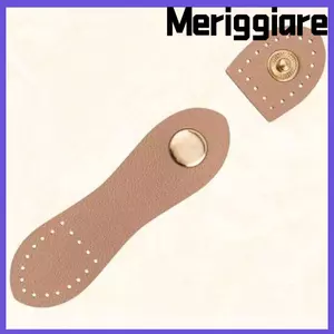 Nút túi MERIGGIARE, Khóa túi thủ công bằng da, Gói thẻ khóa bền DIY