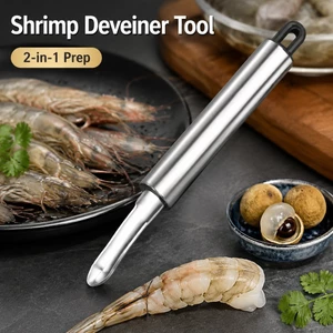 1 / 2 Chiếc Nhỏ Gọn Không Gỉ Tôm Deveiner Hải Sản Chuẩn Bị Dao Tôm Dòng Tẩy Dụng Cụ Để Nấu Ăn Nhà Bếp
