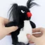 HK1 Ngẫu Nhiên 1 Rockhopper Penguin Plushie Kéo Ngỗng Pigtail Nhỏ Móc Khóa Túi Charm KH1
