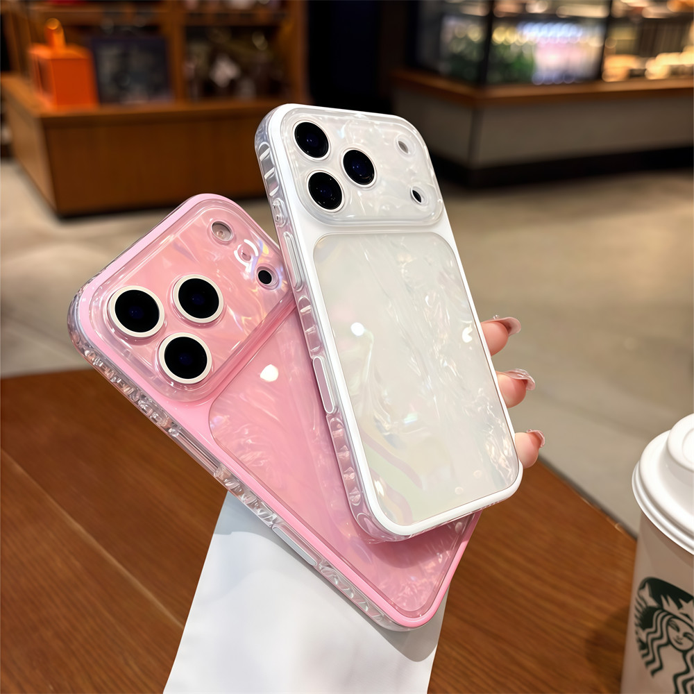 Ốp điện thoại từ tính có họa tiết vỏ chất lượng cao cho iPhone 17 Pro Max 16 15 pro max Bảo vệ ống kính chống rơi Vỏ cứng bảo vệ điện thoại