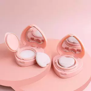 5g Love / Ellipse Hộp đựng đệm khí Mini có thể đổ lại Hộp phồng rỗng Hộp đựng mỹ phẩm DIY di động cho BB Cream Foundation Bộ du lịch trang điểm