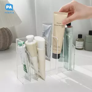 Hộp lưu trữ bảng phấn mắt để bàn bằng nhựa trong suốt có ngăn kéo cho Powderpact VN