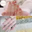 Houdou 12Grids Hỗn Hợp Ngọc Trai Bán Tròn Vàng Bạc Móng Tay Quyến Rũ Trang Trí Móng Tay Làm Móng Tay Phụ Kiện Salon VN