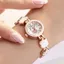 KT Cat Watch Nữ Mặt Số Nhỏ Màu Hồng Dễ Thương Trẻ Em Dây Thép Nữ Vòng Tay Đồng Hồ Đeo Tay Sinh Viên Ngón Tay Đồng Hồ Thạch Anh kuy