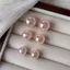 PNPIA- Bông Tai Ngọc Trai Màu Hồng Thời Trang Cho Người Đẹp Nữ Đơn Giản Sang Trọng Ánh Sáng Sang Trọng Phụ Kiện Tai Thời Trang Trang Trang Sức Quà Tặng