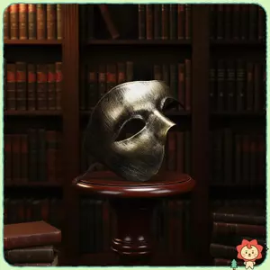 Mặt nạ hóa trang Phantom Cosplay Thiết kế nửa mặt Nhẹ bền Chất lượng cao cho các sự kiện lễ hội