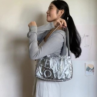 GS4 Mới Gentlewoman Cotton Áo Khoác Xuống Pong Túi Tote Nữ Dung Tích Lớn Bánh Bao Đeo Vai SG4