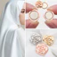 Kẹp Tóc Hijab Retro Thổ Cẩm Kim Loại, Dành Cho Nữ