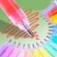 Treeling Dozen Hiệu ứng phát sáng Acrylic Markers Stop Flow Ink System cho tác phẩm nghệ thuật ban đêm
