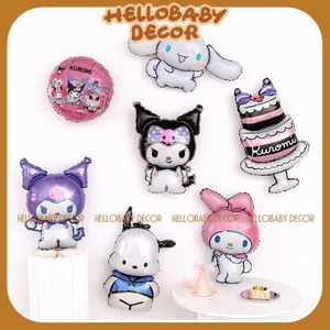Bóng bánh gato Kuromi - Kuromi mẫu mới nhất trang trí sinh nhật - sự kiện