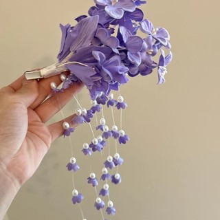 Kẹp tóc tua rua Festly, thiết kế quý phái phong cách Trung Hoa, phù hợp cho cô dâu