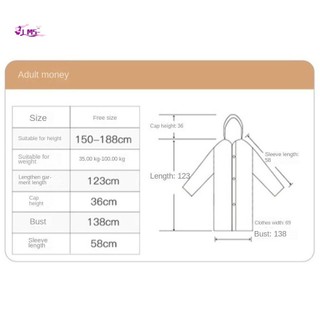 Áo mưa EVA chống nước, nhẹ – Phù hợp cho người lớn và trẻ em khi ra ngoài trời