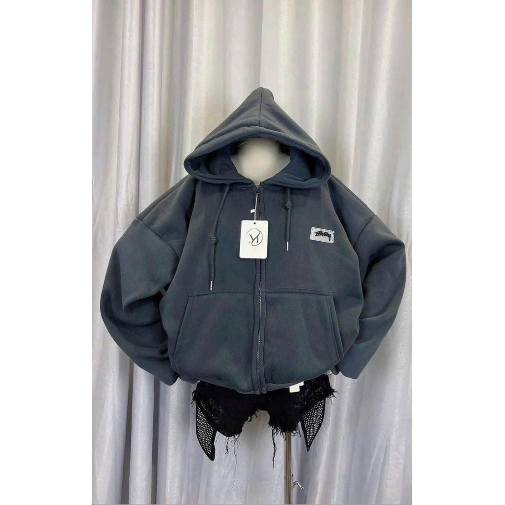 Áo Khoác Nỉ Unisex Rộng Form dáng dài - Thời Trang Nam Nữ Giá Rẻ Vô Địch