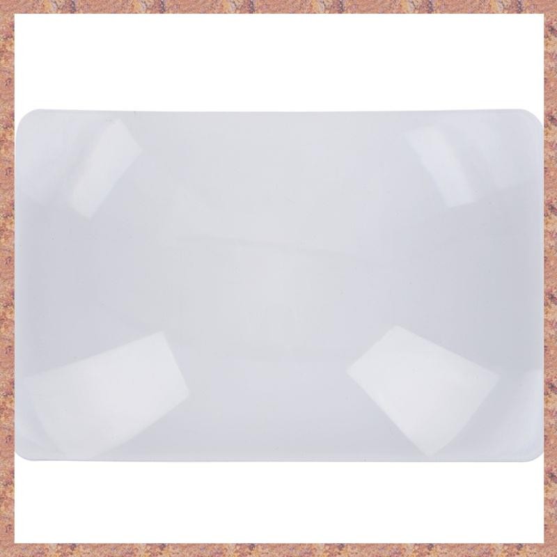 Kính lúp Trang ống kính Fresnel 3x Tấm phóng đại 180x120x0.5mm (R F C V)