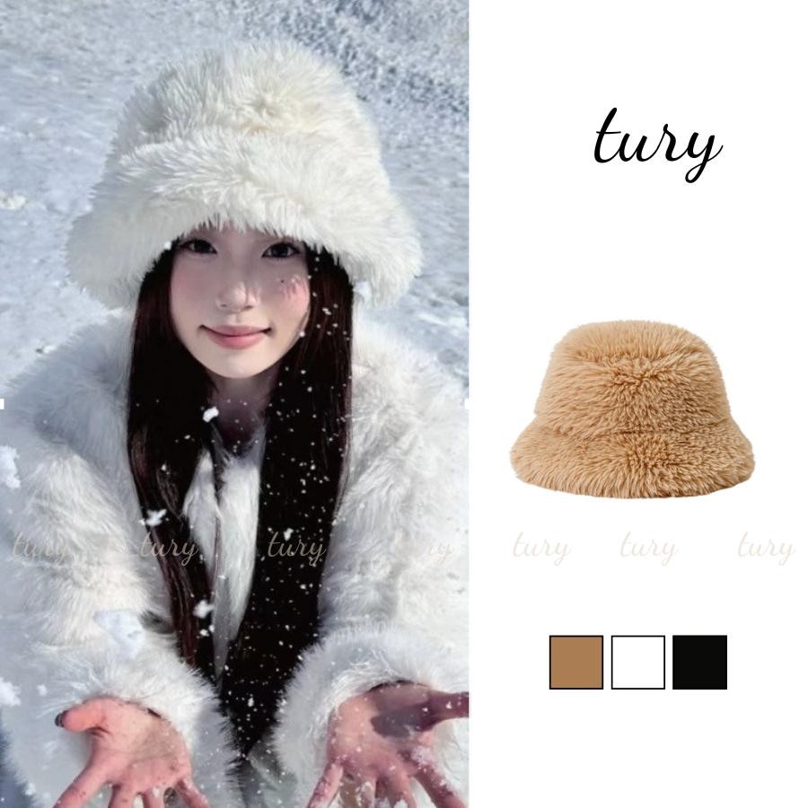Nón Len Unisex Nam Nữ - Tury - Mũ Len Trơn Phối Lông Giữ Ấm Thời Trang Thu Đông - NL046