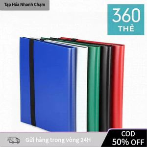 【48h】【COD】Sổ đựng thẻ 3x3 chứa 360 thẻ chính hãng dành cho thẻ Yugioh, Pokemon, Vanguard...sổ card đựng thẻ túi đự
