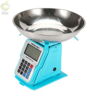 Cân nhà bếp ROLY, Cân thực phẩm 30Kg bằng thép không gỉ, Cân điện tử đa chức năng dày chính xác Thị trường thực phẩm