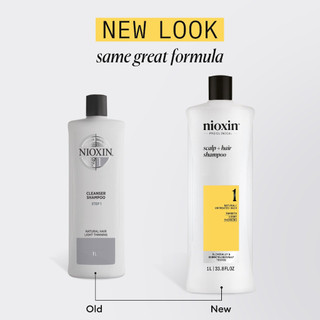 Dầu gội xả chống rụng tóc Nioxin System 1 1000mlx2 [ TN ]
