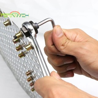 [Fernweh] 11 Cái / bộ M3 M4 M5 M6 M8 M10 M12 Công cụ chuyển đổi đai ốc đinh tán bằng tay để cải tạo gia đình và sửa chữa tự động [MỚI]