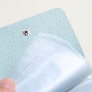 Đơn Giản Nhỏ 24 Khe Cắm Thẻ Tinh Tế Đựng Thẻ Ví Đựng Tiền Xu Nhẹ Mỏng Thẻ Ngân Hàng Thẻ Tín Dụng Túi Bảo Quản - SUNND