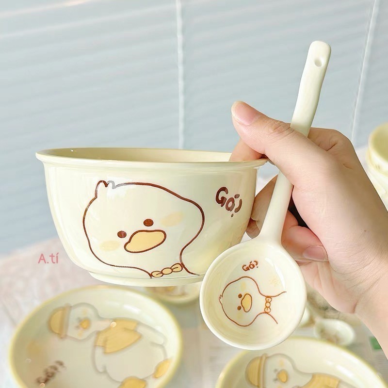 SET CHÉN + THÌA QUÀ TẶNG  bao hợp lý, làm bộ ăn  bao sang chảnh  🥰