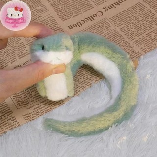 Ánh Trăng 1 Con Bò Sát Có Thể Uốn Cong Mô Phỏng Rắn Sang Trọng Trang Trí Nhà Cửa 40cm Thú Nhồi Bông Xanh Rắn Sang Trọng Búp Bê Bông Mềm Trang Trí EN