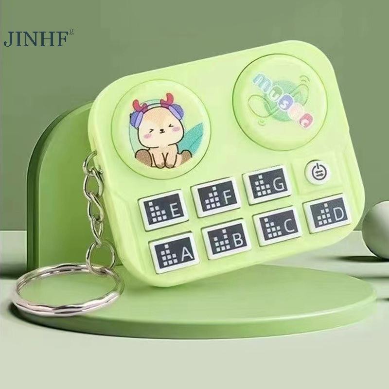 JINHF Vui Nhịp điệu Nhạc cụ Bàn xoay Mặt dây chuyền đàn áp Động vật DJ Đồ chơi Quà tặng HOT