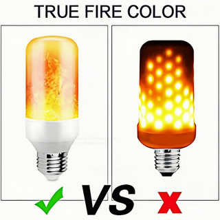 Bóng đèn LED ngọn lửa tự nhiên hiệu ứng nhấp nháy trang trí không khí ánh sáng E14 E27 B22 3W 5W 85-265V trang trí ngày lễ