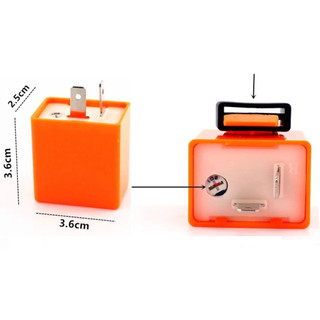 Cục chớp nháy xi nhan điều chỉnh tốc độ nhanh chậm công tắc còi nhại xi nhan t15 bóng hậu dùng cho mọi dòng xe máy