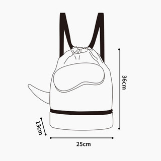【BabyJoy】Túi Đựng Đồ Bơi trẻ em,Túi đi biển cho bé ,Ngăn Khô Ướt Riêng Biệt,Dung Lượng Lớn,Có Ngăn Giày