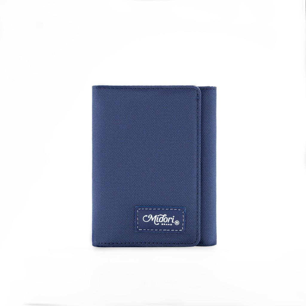 Ví Vải Đứng TELLIO Nam Nữ Polyester Bền Đẹp Trượt Nước Unisex Thời Trang l MONZI