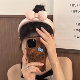 Băng Đô Nữ Họa Tiết Cô Gái Nhật Bản Dễ Thương, Thích Hợp Làm Phụ Kiện Trang Điểm Và Kẹp Tóc