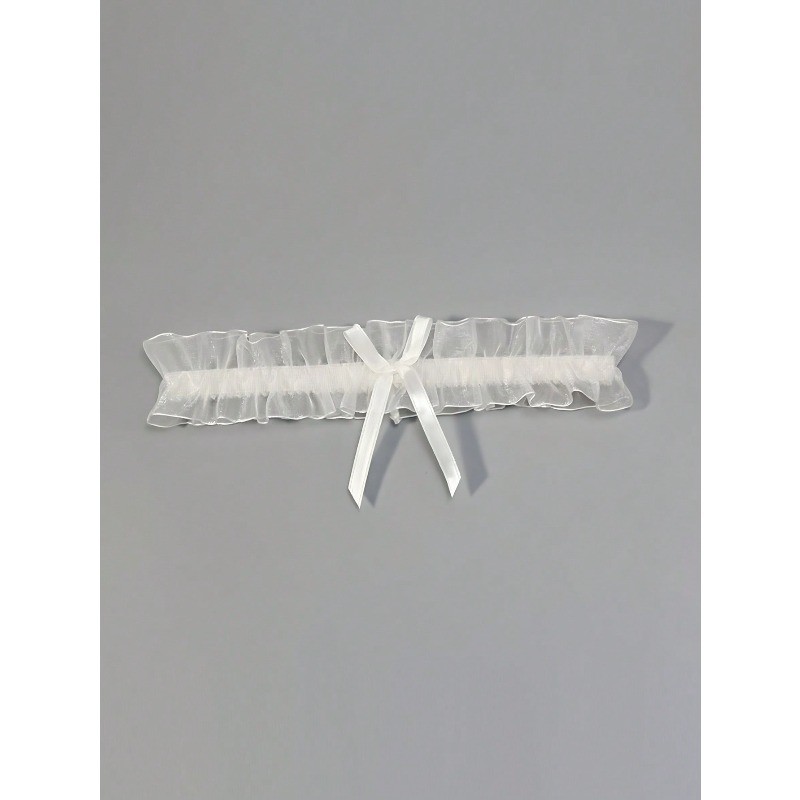1 Chiếc Lưới Gợi Cảm Ren Garter Thắt Lưng Đùi Nhẫn Nữ Co Giãn Đùi Dây Nơ Trang Trí Cho Sân Khấu Biểu Diễn