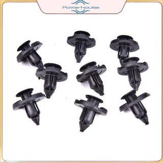 POWER 100 Chiếc 8 Mm Nhựa Đinh Tán Chốt Bùn Vạt Cản Đẩy Kẹp Cho.