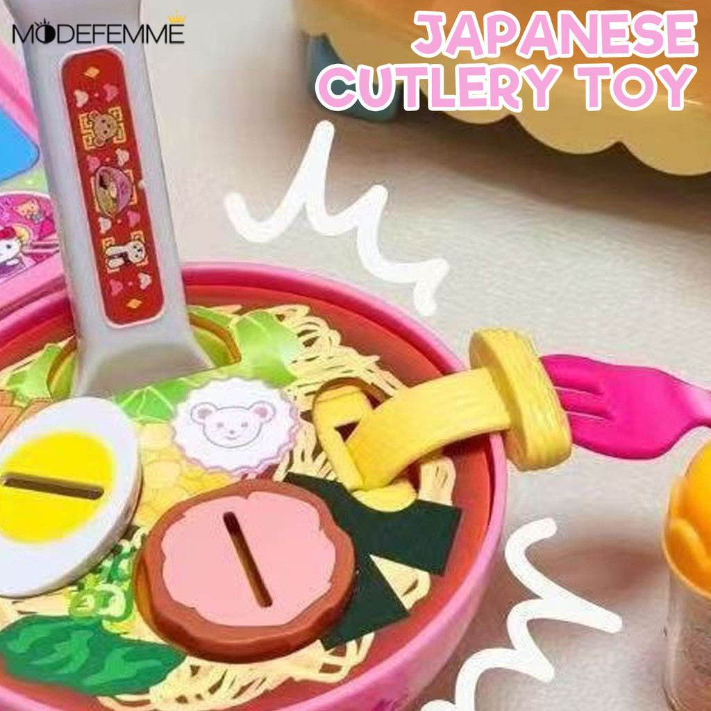 [H & L] 1 / 2 / 3 BỘ - Bộ đồ ăn giả vờ giáo dục - Kem Ramen Sushi mô phỏng Nhật Bản, phát triển kỹ năng vận động sáng tạo cho trẻ từ 6 tuổi trở lên