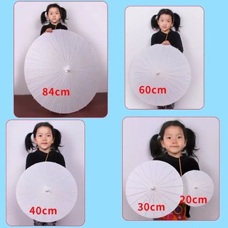 SWEETASHAHEARTS 1 Cái Đồ Dùng Tranh, Ô Giấy Tay Dài Màu, DIY Handmade 20 / 30 / 40 / 60cm Trống Đạo Cụ Chụp Ảnh Cho Bé Tắm Kỷ Niệm Sinh Nhật Đám Cưới