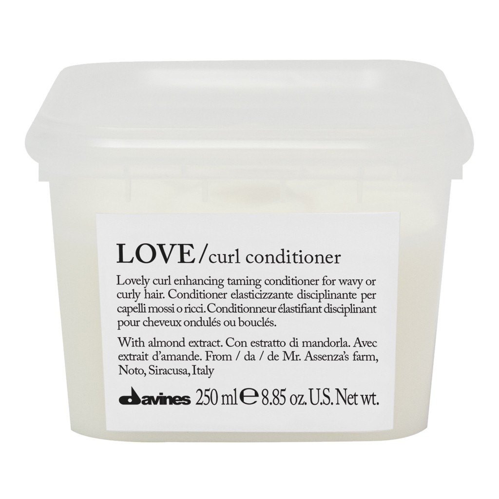 Dầu xả kiểm soát và tăng độ đàn hồi, độ phồng cho tóc xoăn Love Curl Davines Conditioner 250ml [ MK ]