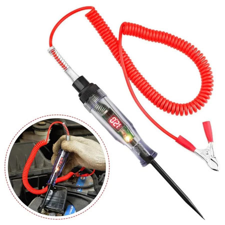 Bút Thử Điện Ô Tô DC 6V 12V 24V 120V Kiểm Tra Điện Áp Xe Tải, Máy Kiểm Tra Mạch Tự Động Chuyên Nghiệp
