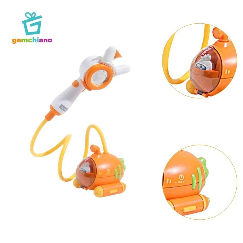 Đồ chơi tắm đầu phun nước cho bé, tương tác di động, dụng cụ tưới nước cho sân sau, bãi cỏ, bồn rửa